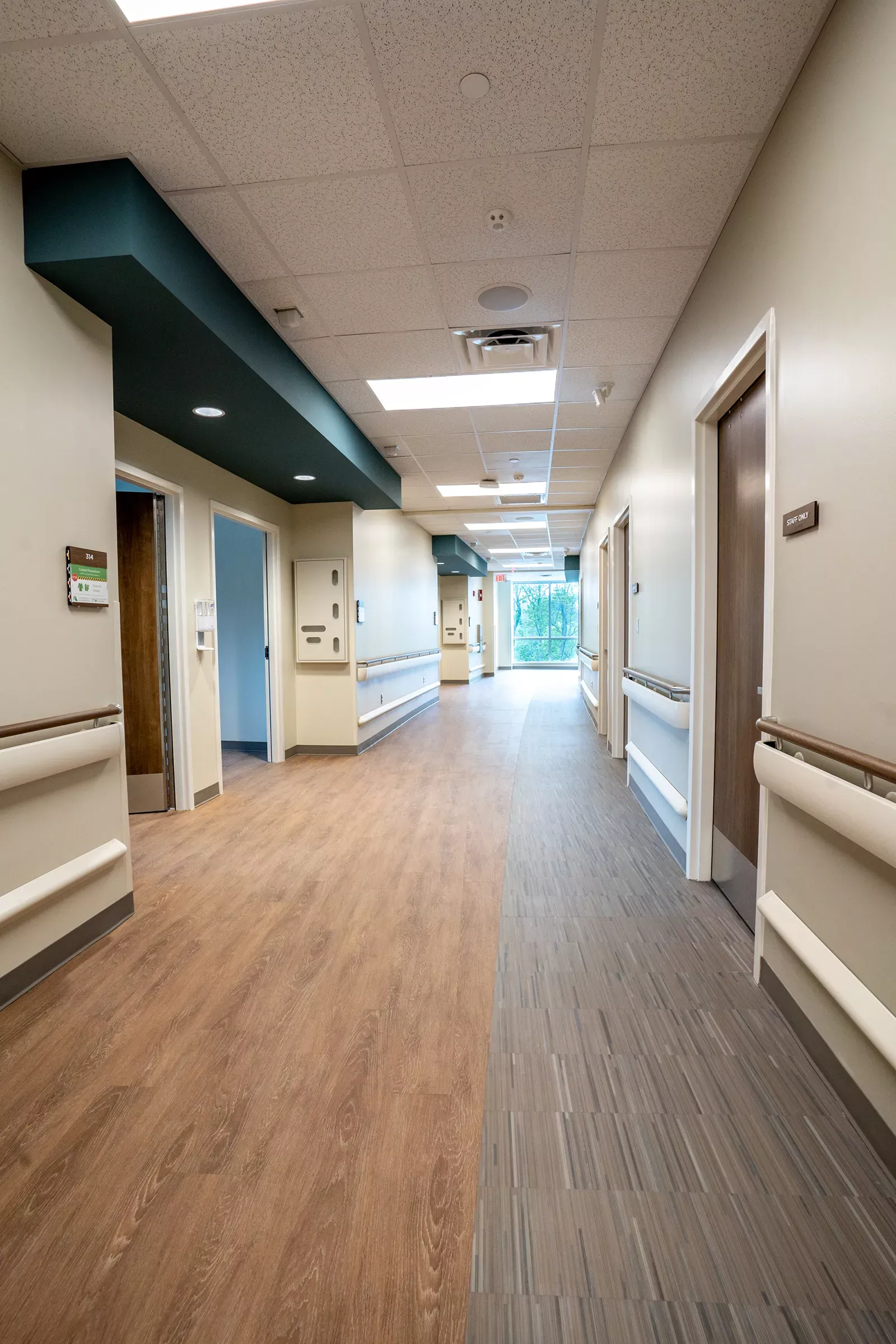 New patient tower hallway
